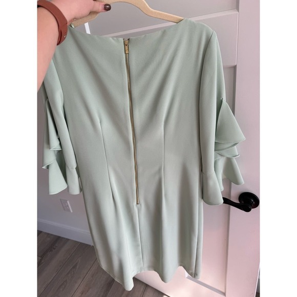 Taylor Mint Green Mid Sleeve formal dress - Picture 9 of 9